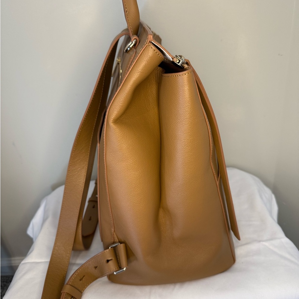 Mina Baie Harper Leather Full Baby Bag - Picture 3 of 10